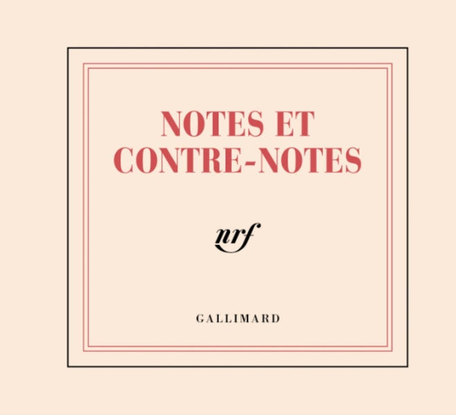 Front cover of Mini-bloc "notes et contre-notes"