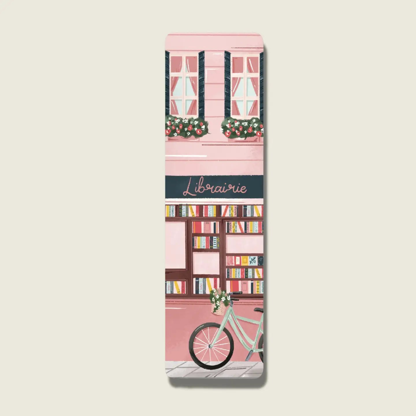 Marque-page avec feutrine LIBRAIRIE