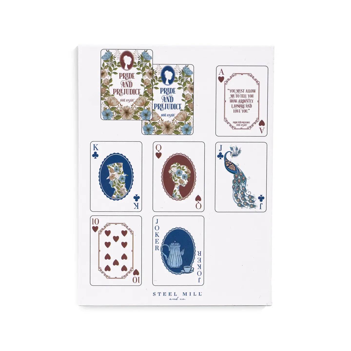 Cartes à jouer Orgueil et Préjugés