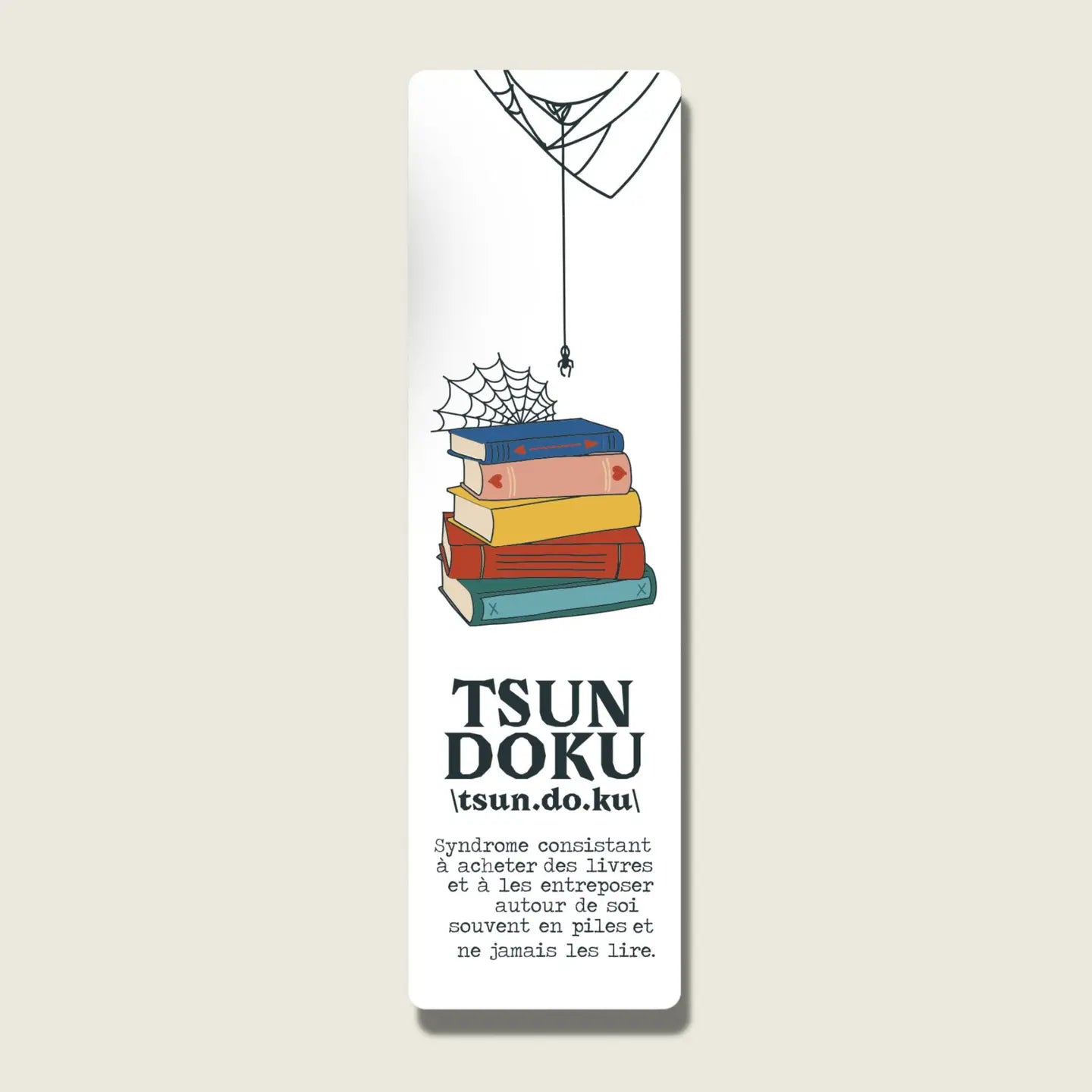 Marque-page avec feutrine TSUNDOKU