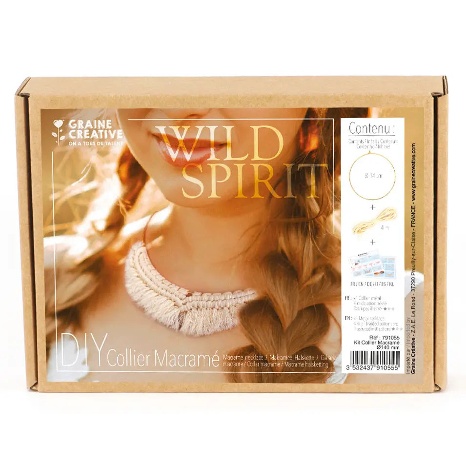Kit collier macrame ¤ 140 mm