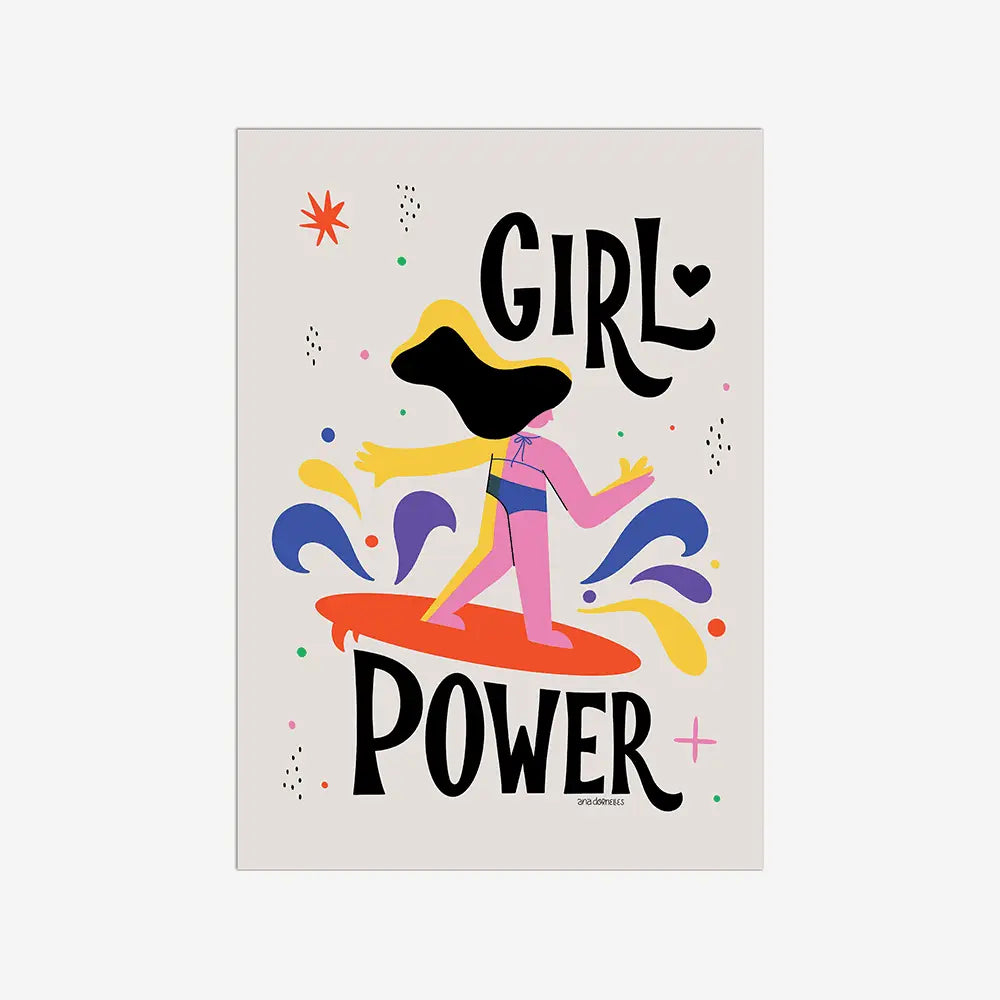 Carte postale - Ana Dornelles - Girl Power