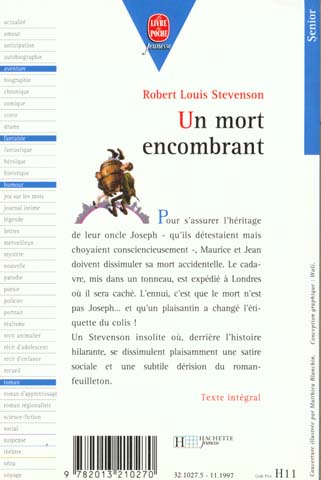 Back cover of Un mort encombrant (SENIOR ; NOUVELLE PRESENTATION)