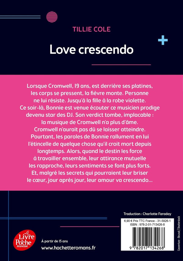 Back cover of Love crescendo