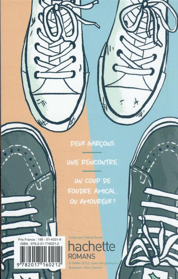 Back cover of Heartstopper Tome 1 : deux garcons, une rencontre