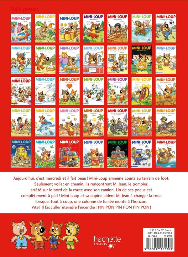 Back cover of Mini-Loup pompier