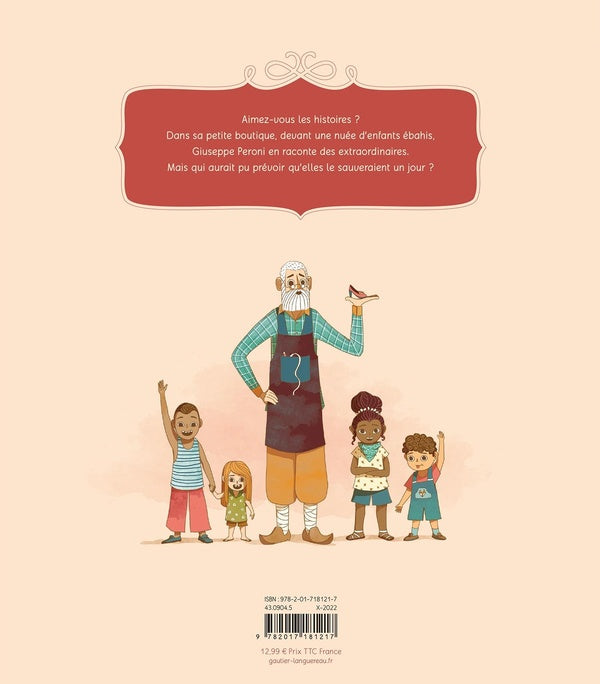 Back cover of La petite boutique aux histoires