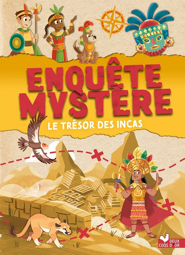 Front cover of Enquête mystère : Le trésor des Incas