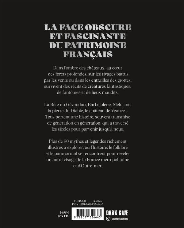 Back cover of Noctuaire : Aux frontières du paranormal : tour de france des mythes et légendes