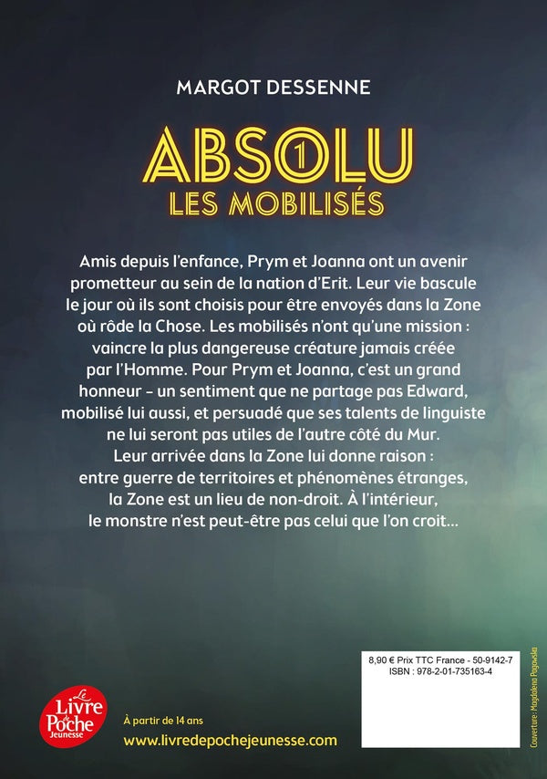 Back cover of Absolu Tome 1 : Les mobilisés