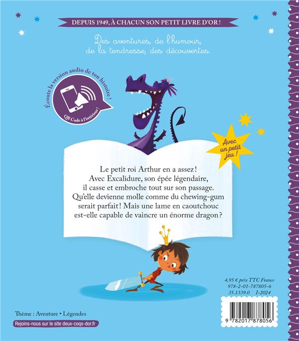 Back cover of L'épée du petit roi Arthur