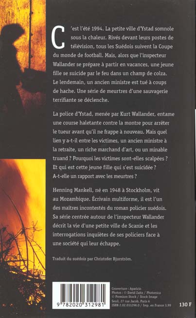 Back cover of Le guerrier solitaire