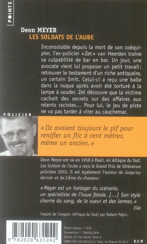Back cover of Les soldats de l'aube