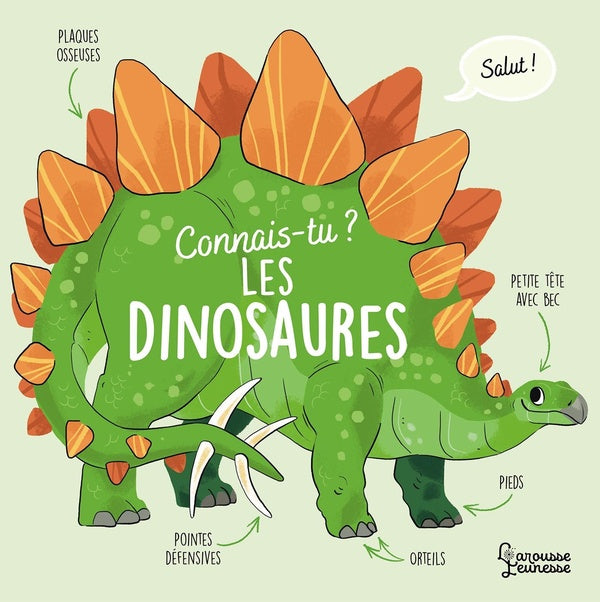 Front cover of Connais-tu ? Les dinosaures