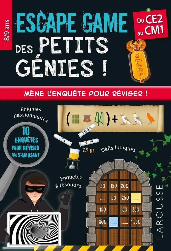 Front cover of Escape game des petits génies ! : Du CE2 au CM1