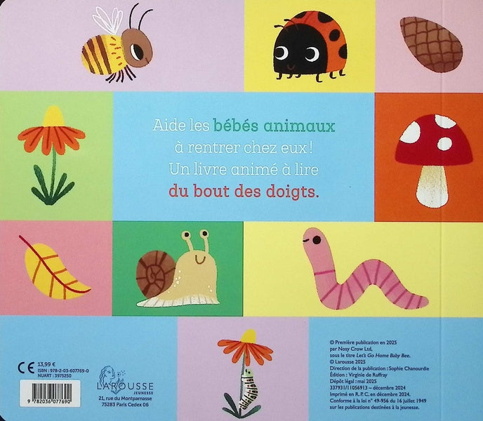 Back cover of Suis le chemin : Petite abeille