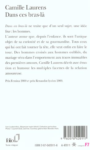 Back cover of Dans ces bras-là