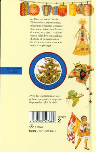 Back cover of Le livre des fetes