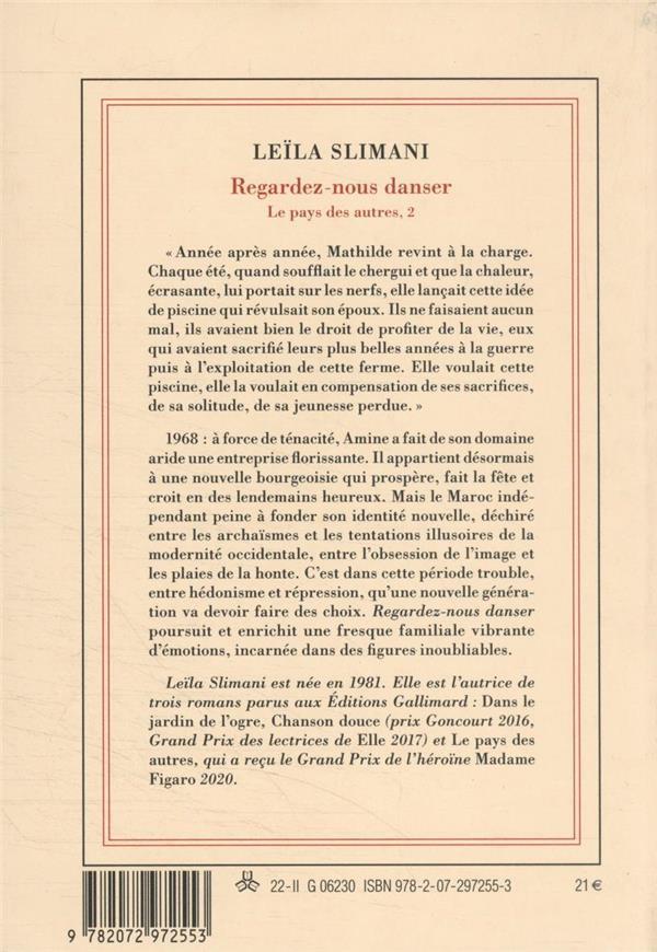 Back cover of Le pays des autres Tome 2 : regardez-nous danser