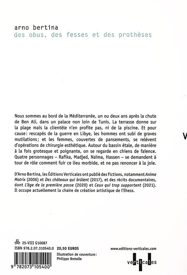 Back cover of Des obus, des fesses et des prothèses