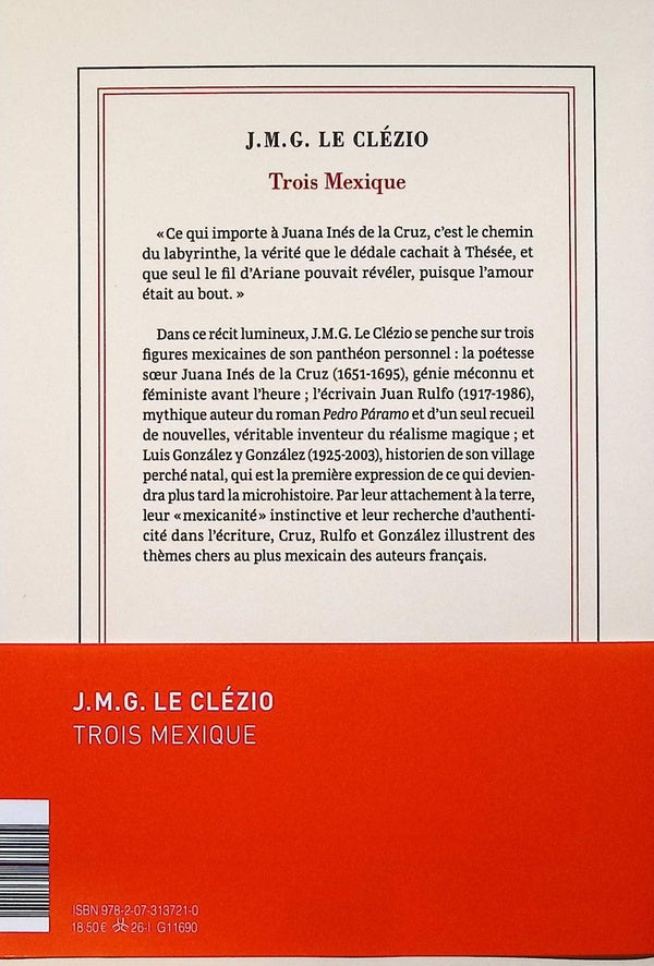 Back cover of Trois Mexique