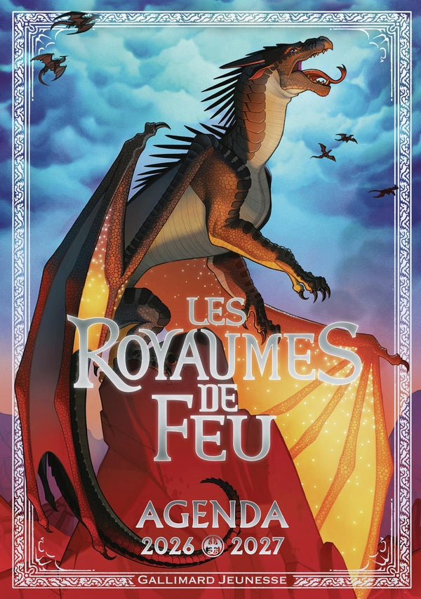 Front cover of Agenda officiel Les royaumes de feu (édition 2026/2027)