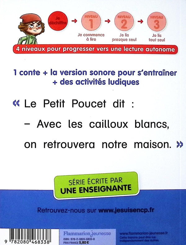 Back cover of Je rentre en CP Tome 30 : Le Petit Poucet