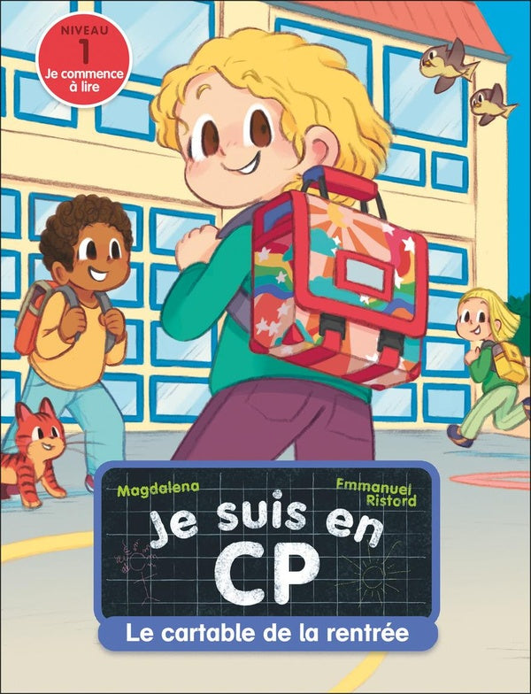 Front cover of Je suis en CP : Le cartable de la rentrée : Niveau 1