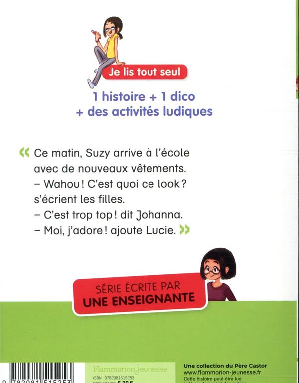 Back cover of Je suis en CE2 Tome 7 : le nouveau look de Suzy