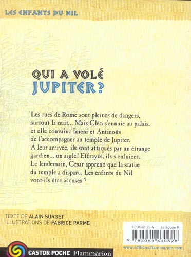 Back cover of Les enfants du Nil Tome 5