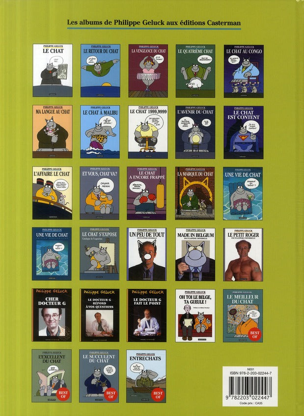 Back cover of Les best-of du Chat Tome 5 : le top du Chat