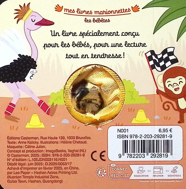 Back cover of Gaspard le guépard