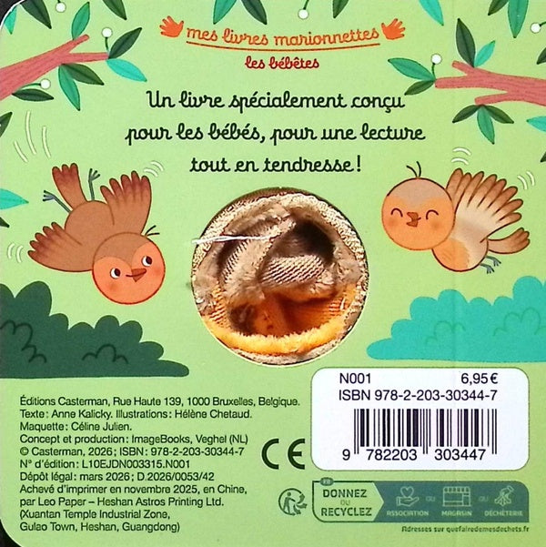 Back cover of Rose bébé rouge-gorge