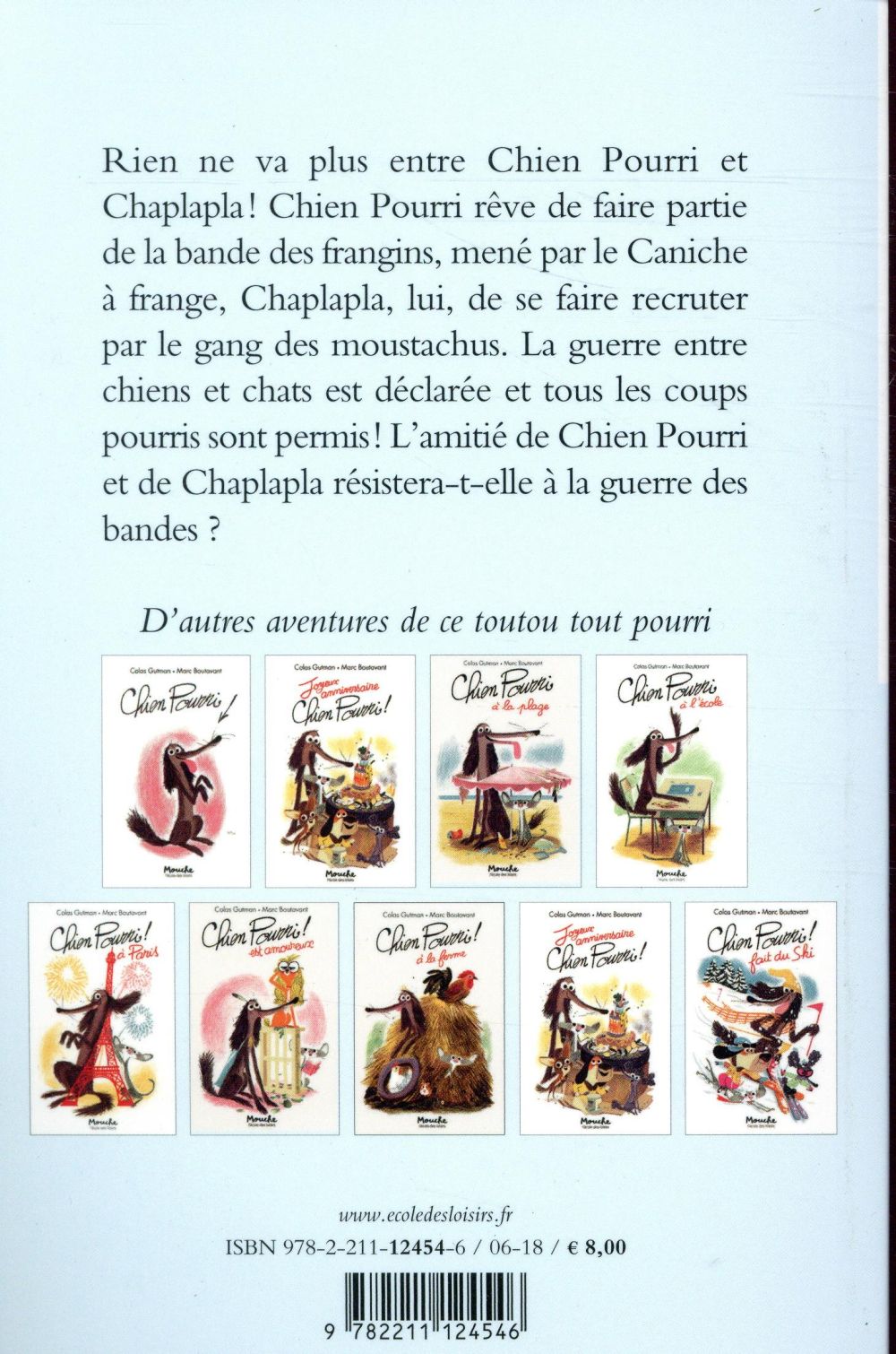 Back cover of Chien pourri et .... sa bande