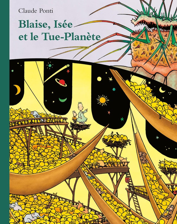 Front cover of Blaise, Isée et le Tue-Planète (Prix du Livre d'Architecture Jeunesse 2022)