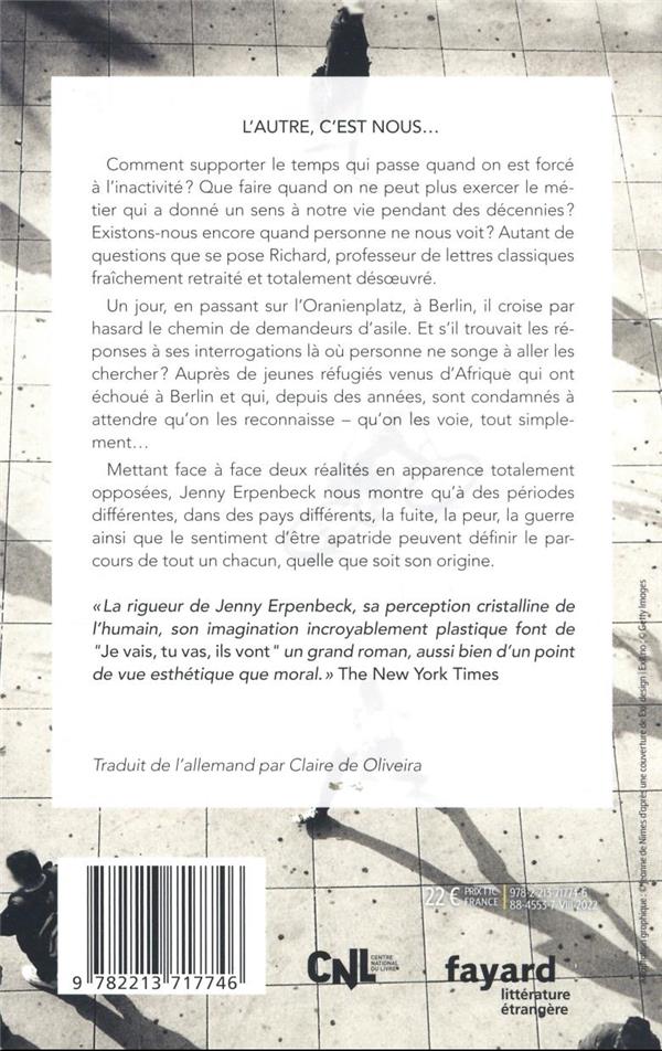 Back cover of Je vais, tu vas, ils vont