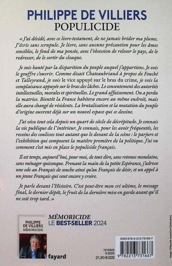 Back cover of Populicide