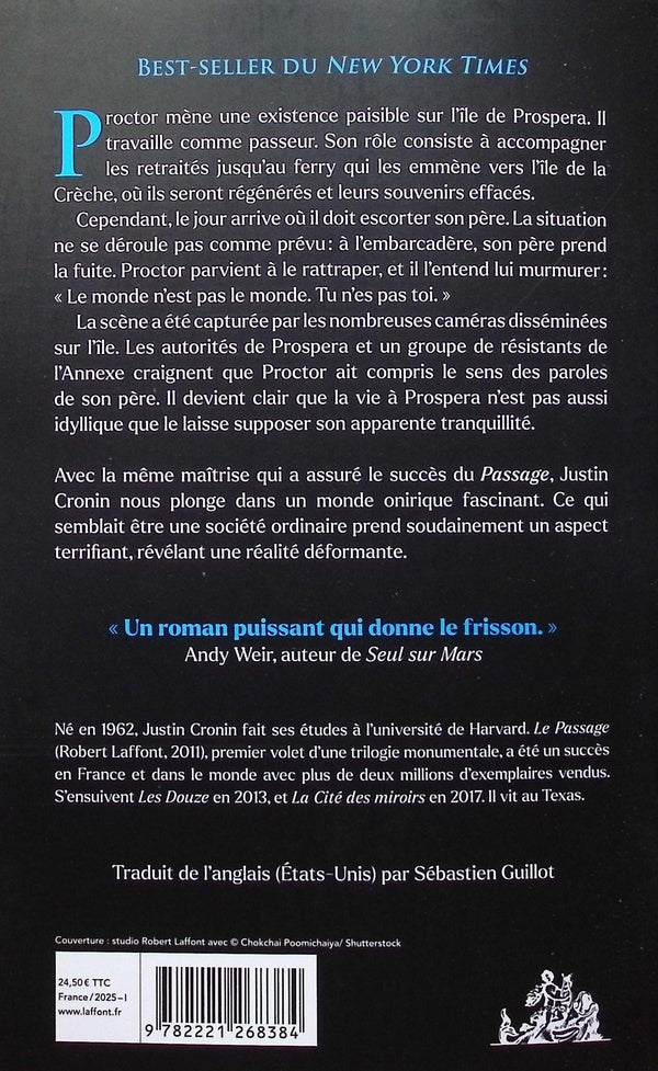 Back cover of Le passeur de Prospera