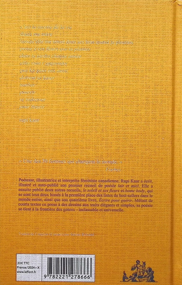 Back cover of Le soleil et ses fleurs (Édition collector)