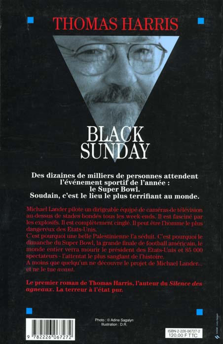 Back cover of Black sunday