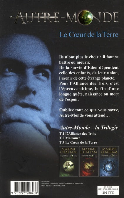 Back cover of Autre-Monde Tome 3 : Le Coeur de la Terre
