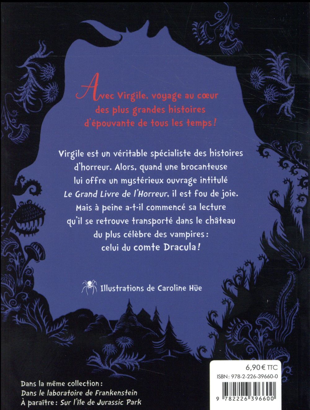 Back cover of Le grand livre de l'horreur Tome 1 : dans le château de Dracula