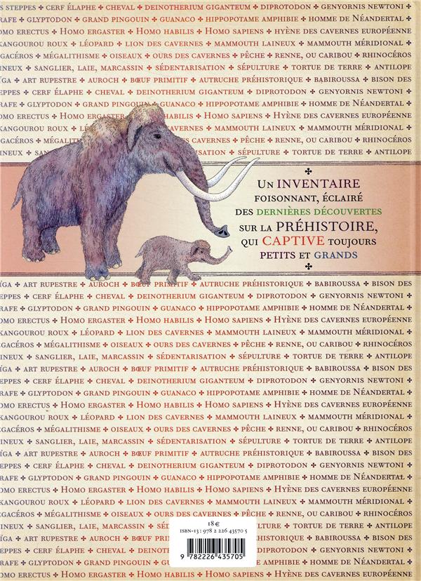 Back cover of Inventaire illustré de la préhistoire
