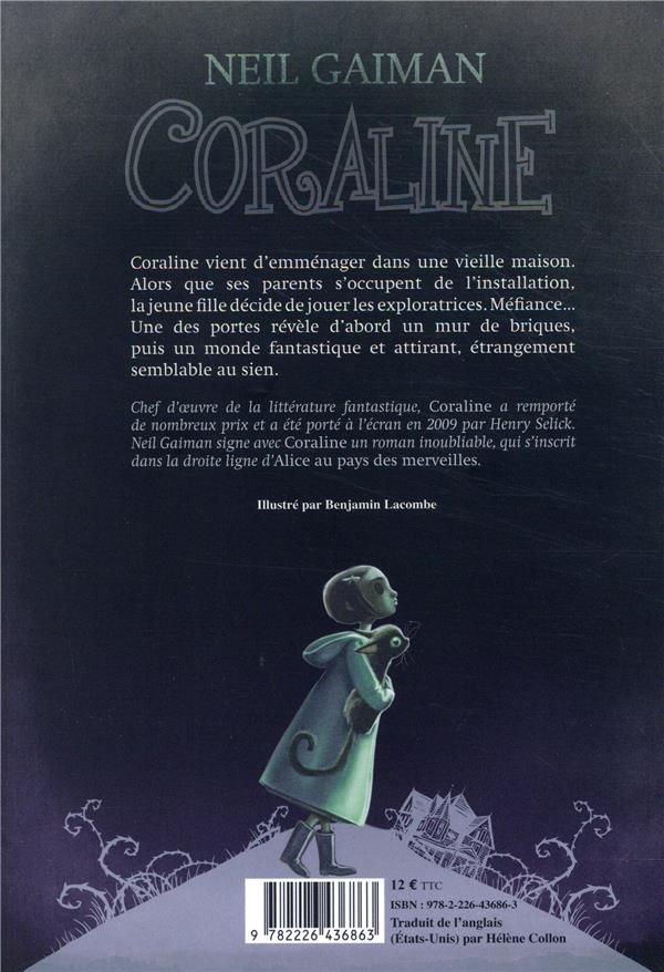 Back cover of Coraline