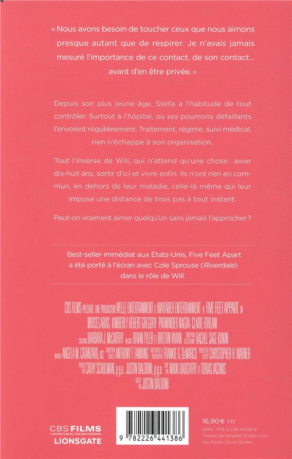 Back cover of Five feet apart