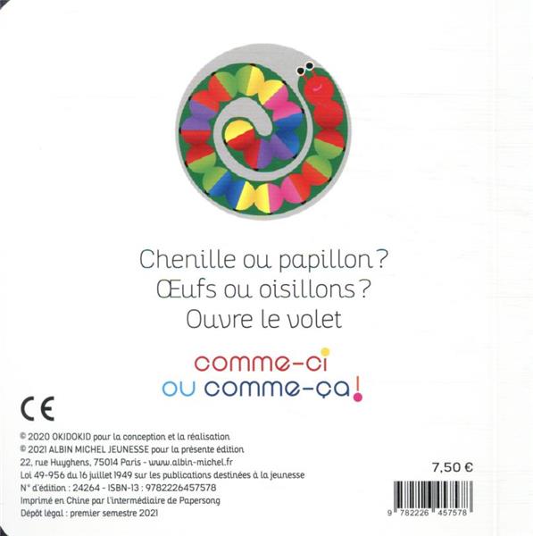 Back cover of Nature : comme-ci, comme-ça