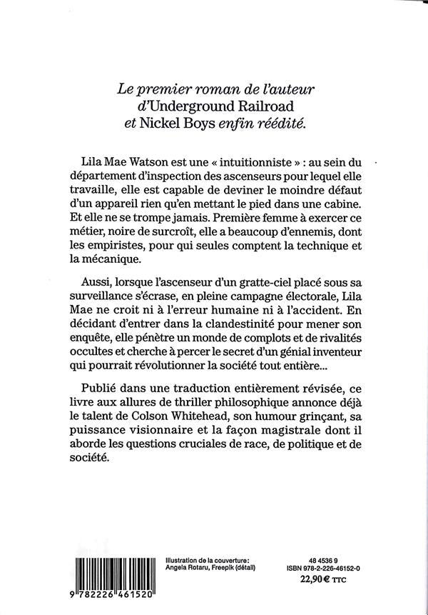 Back cover of L'intuitionniste