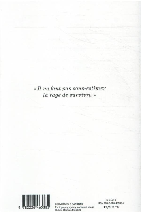 Back cover of Premier sang (prix Renaudot 2021)
