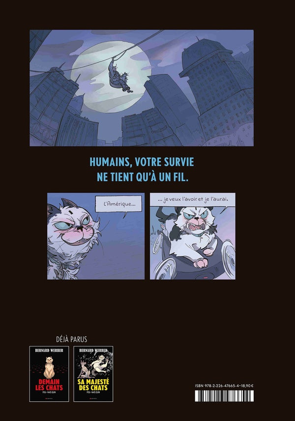 Back cover of La Planète des chats Tome 3