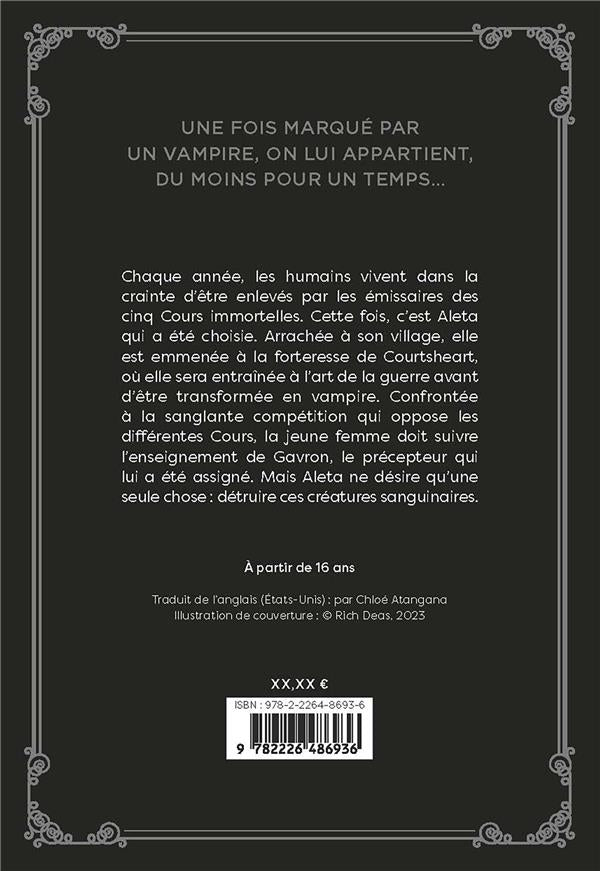 Back cover of La Cour des saisons immortelles (Réservé à un public averti)
